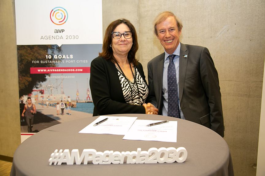 The Worldwide Network of Port Cities signs the 10 commitments of its 2030 Agenda for more sustainable, responsible and innovative development of port cities
