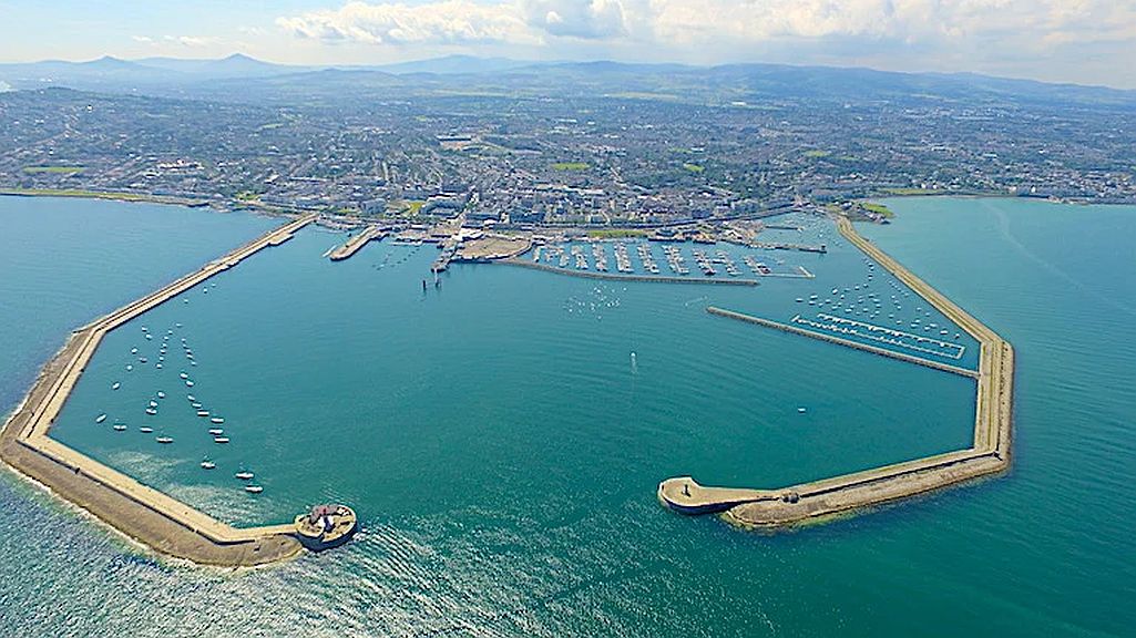 What does the future hold for the former port of Dun Laoghaire (Ireland)?