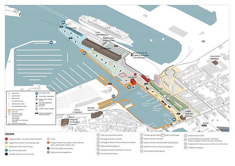 Nuevo proyecto Ciudad Puerto en Cherburgo (Francia)