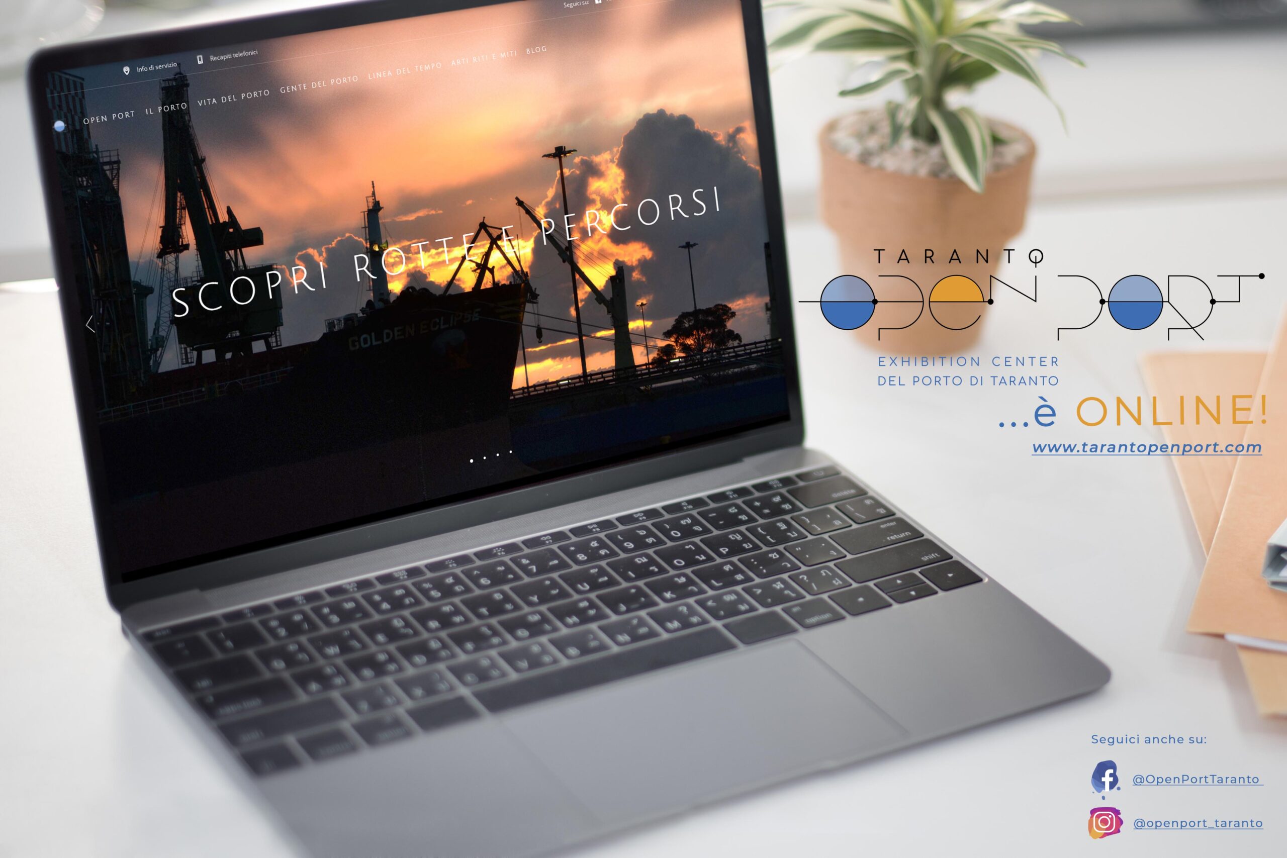 ¡El Port Center virtual de Tarento (Italia) está en línea!