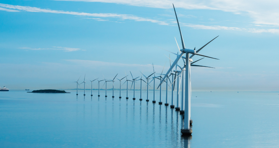 Turbinas eólicas marinas: combinar la biodiversidad marina y la energía renovable.