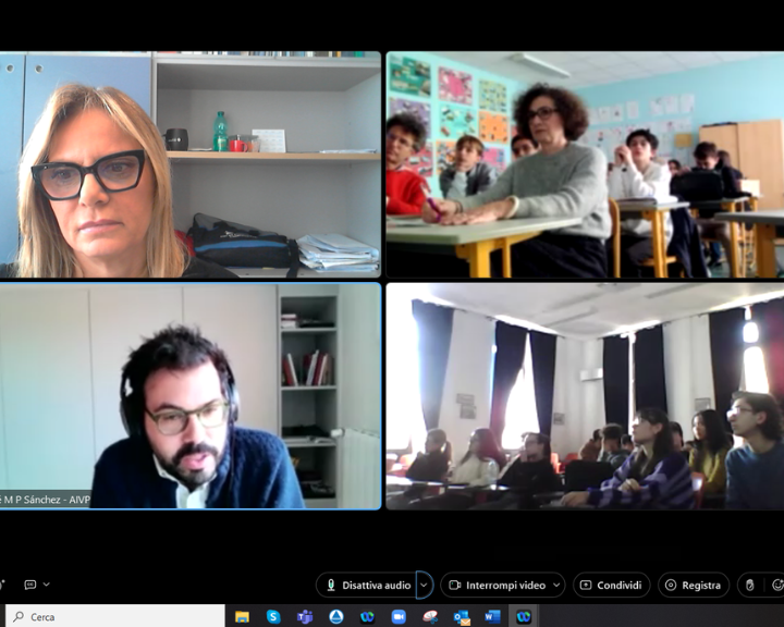 La AIVP dialoga con estudiantes de institutos franceses e italianos.