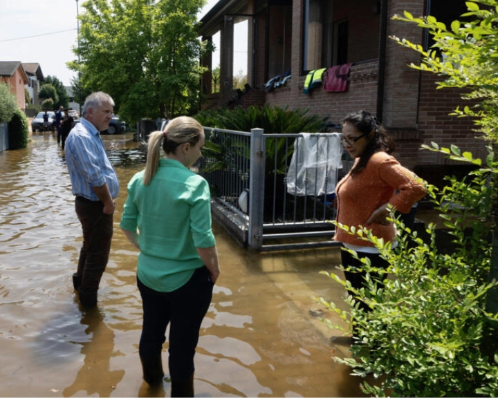 Ravena y otras ciudades portuarias italianas bajo el agua