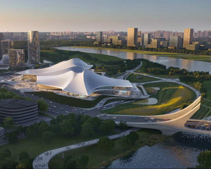 Zaha Hadid Architects sélectionnés pour un Centre d&rsquo;art et de culture au bord du fleuve Cao&rsquo;e