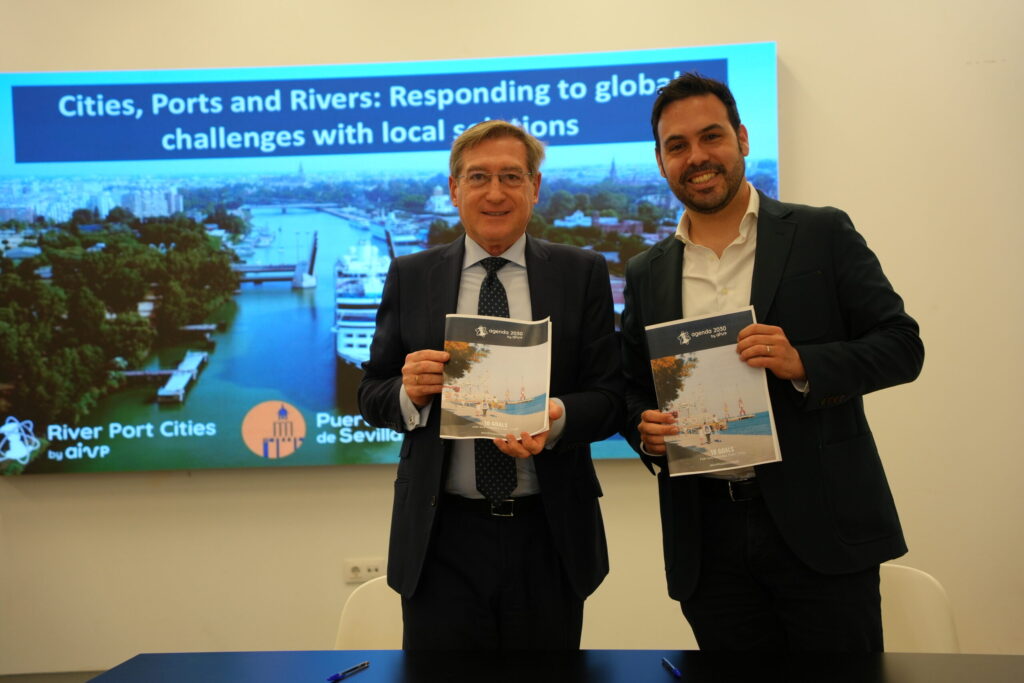 El Puerto de Sevilla firma la Agenda 2030 de AIVP, reforzando su compromiso con la sostenibilidad 