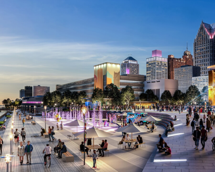 Lancement d&rsquo;une consultation publique pour le renouveau du waterfront de Detroit